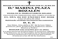 Marina Plaza Rozalén